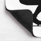 Zahl Skaten Mousepad (Ecke)