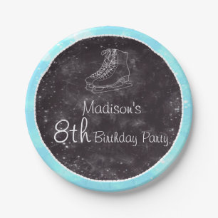 Zahl Skaten-Party-Teller-Geburtstags-Party Pappteller