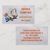 Zahl Skaten-Trainer oder Trainer-oder Visitenkarte (Vorne/Hinten)