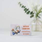 Zahl Skaten-Trainer oder Trainer-oder Visitenkarte (Stehend Vorderseite)