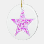 Zahl Skaten-Verzierung besonders angefertigt mit Keramik Ornament (Links)