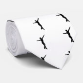 Zahl Skatenmann Krawatte (Gerollt)