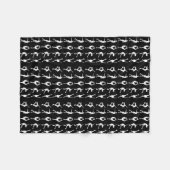 Zahl Skater-Fleecedecke Fleecedecke (Vorderseite (Horizontal))