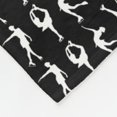 Zahl Skater-Fleecedecke Fleecedecke (Ecke)