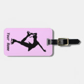 Zahl Skater Gepäckanhänger (Vorderseite horizontal)