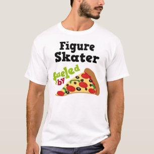 Zahl Skater-(lustiges) Pizza-T-Shirt T-Shirt