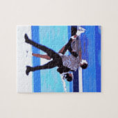 Zahl Skater Puzzle (Horizontal)