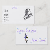 Zahl Skater sind cool Visitenkarte (Vorne/Hinten)