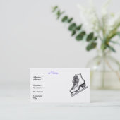 Zahl Skater sind cool Visitenkarte (Stehend Vorderseite)