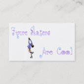 Zahl Skater sind cool Visitenkarte (Rückseite)