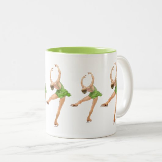 Zahl Skater-Tasse Zweifarbige Tasse (VorderseiteRechts)