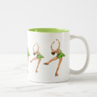 Zahl Skater-Tasse Zweifarbige Tasse