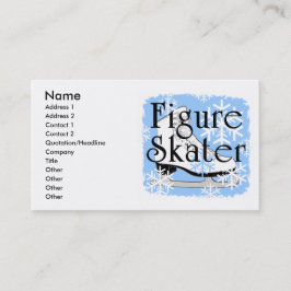 Zahl Skater Visitenkarte