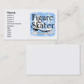 Zahl Skater Visitenkarte (Vorne/Hinten)