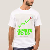 ZAHL STEIGT - Bitcoin Meme T-Shirt (Vorderseite)