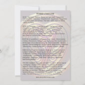 ZAHL-SYMBOLISMUS - Einladung (Rückseite)