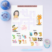 Zahl- und Grußwortzelle für Kinder Flyer (Einzeln)