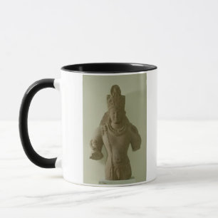 Zahl von Lord Vishnu, Mathura (roter Sandstein) Tasse
