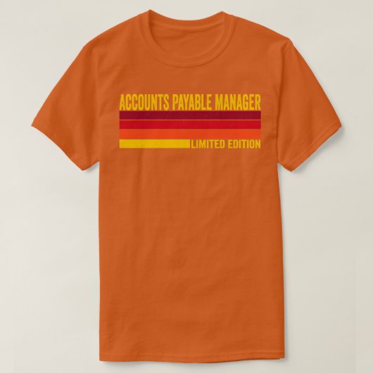 Zahlbare Konten T-Shirt (Design vorne)