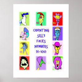 Zählbuch für alberne Gesichter #10: Poster