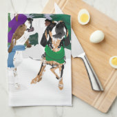 Zahlchor Geschirrtuch (Viertel Falte)