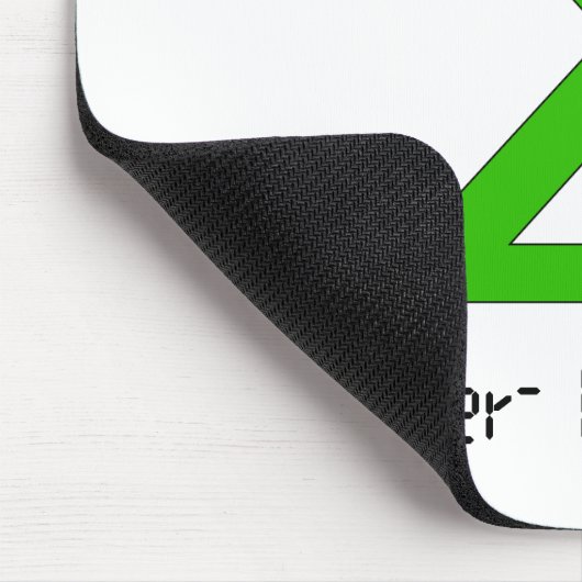 ZahlCruncher Mousepad (Ecke)