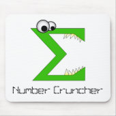 ZahlCruncher Mousepad (Vorne)