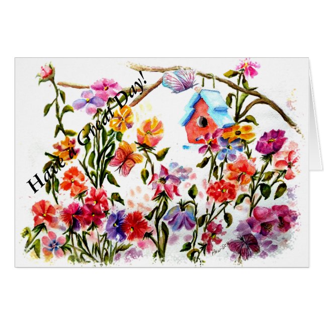 ZAHLDRUCKEN BIRD HOUSE (Vorderseite (Horizontal))