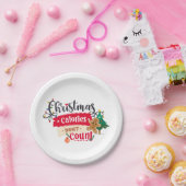 Zähle keine Kalorien ....Weihnachten Pappteller (Party)