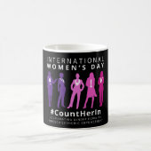 Zähle sie am Internationalen Frauentag Kaffeetasse (Mittel)