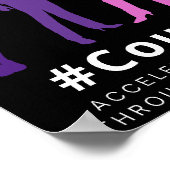 Zähle sie am Internationalen Frauentag Poster (Ecke)