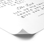 Zahlen6:24-26 Literaturplakat, Bibelkommentar Poster (Ecke)