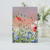 Zahlen 23:19 KJV Bible Verse Pic Flat Begrüßung Karte (Stehend Vorderseite)