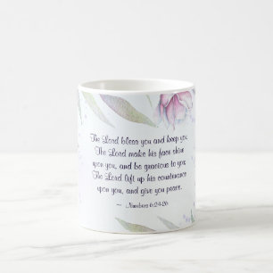 Zahlen 6:24-26 Der Herr segne dich, Bibelverse Kaffeetasse