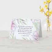 Zahlen 6:24-26 Der Herr segne dich, Bibelverse Karte (Gelbe Blume)