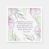 Zahlen 6:24-26 Der Herr segne dich, Bibelverse Serviette (Vorderseite)