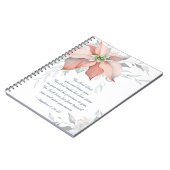 Zahlen 6:24-26 Der Herr segne euch Weihnachten Notizblock (Linke Seite)