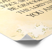 Zahlen 6:24-26 Der Herr segne Sie Bibelverse Poster (Ecke)