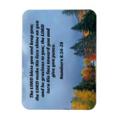 Zahlen 6:24,26 Der Herr segne Sie und behalte Sie Magnet (Vertikal)