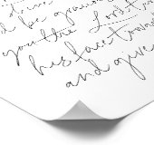 Zahlen 6:24-26 Script Poster (Ecke)