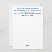 Zahlen 6:24 Mai der Herr segne Sie die Karte (Rückseite)