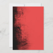 Zahlen auf Grunge Hintergrund Geburtstagsparty Einladung (Rückseite)