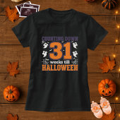 Zählen bis zu Halloween-Mutterschaft T-Shirt