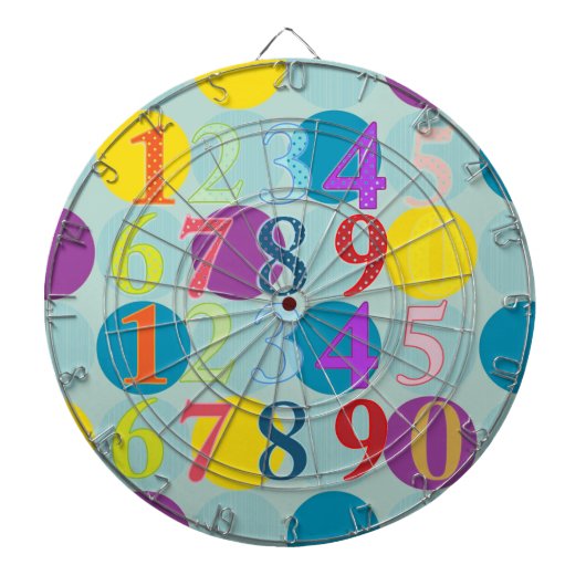Zahlen Dartscheibe (vorne)