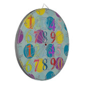 Zahlen Dartscheibe (Vorderseite Links)