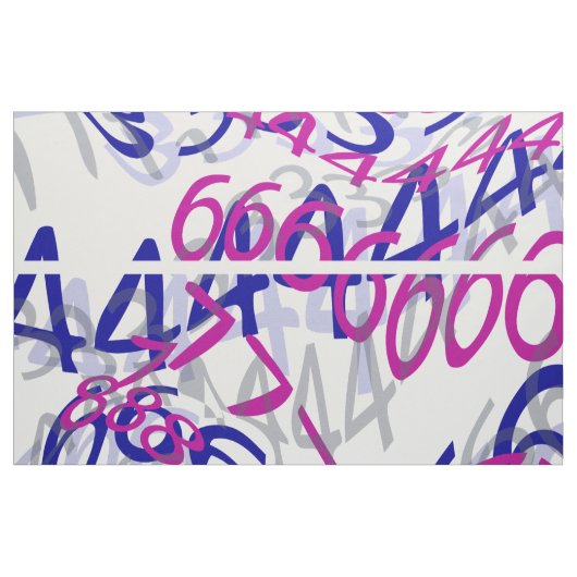 Zahlen dazu stoff (Fat Quarter (45,7 x 55,9 cm))