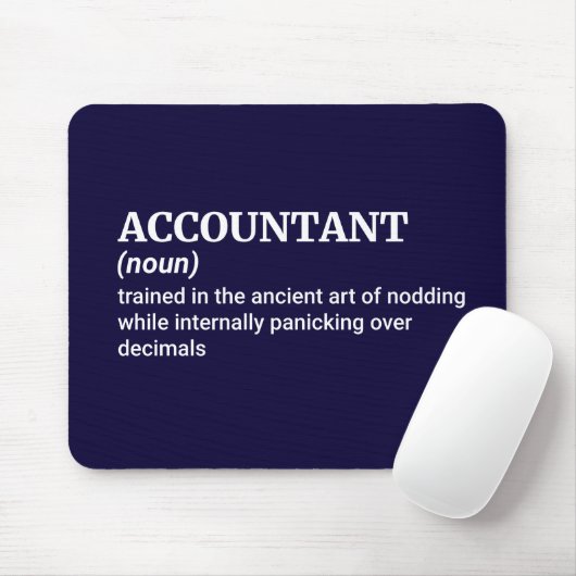 Zahlen Don't Lie - Funny Accountant Mousepad (Mit Mouse)
