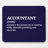 Zahlen Don't Lie - Funny Accountant Mousepad (Vorne)