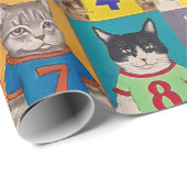 Zahlen Geschenkpapier (Rolleneckpunkt)