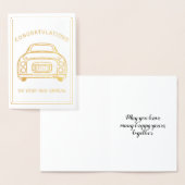 Zahlen Glückwunsch Figaro Car Foil Card Folienkarte (Anzeige)